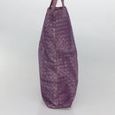 BOTTEGA VENETA INTRECCIATO Tote Bag Nylon Purple Auth BD1795-4