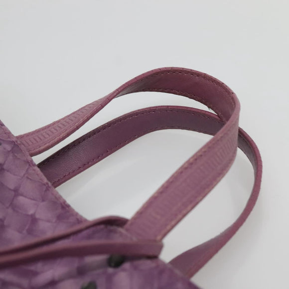 BOTTEGA VENETA INTRECCIATO Tote Bag Nylon Purple Auth BD1795