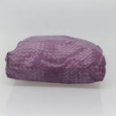 BOTTEGA VENETA INTRECCIATO Tote Bag Nylon Purple Auth BD1795-5