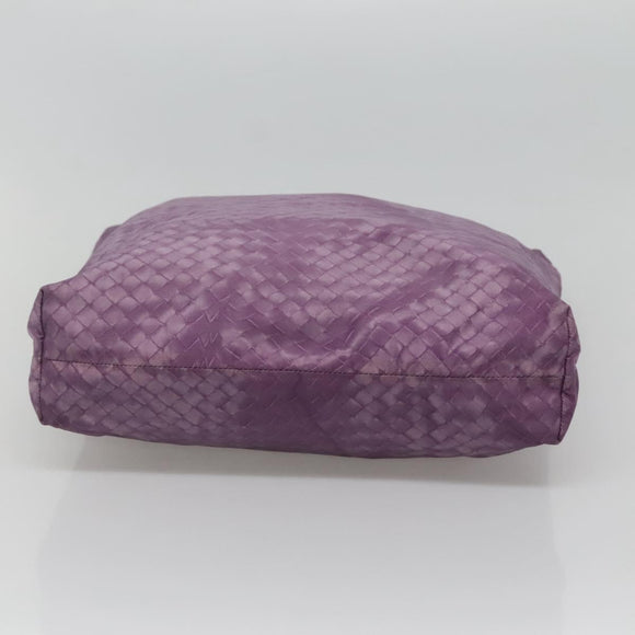 BOTTEGA VENETA INTRECCIATO Tote Bag Nylon Purple Auth BD1795