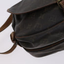 LOUIS VUITTON Monogram Saumur 30 Shoulder Bag M42256 LV Auth BD1799-17