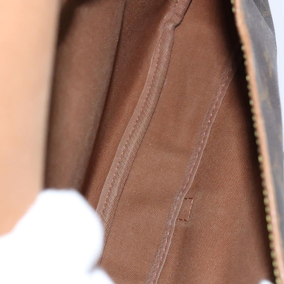 LOUIS VUITTON Monogram Saumur 30 Shoulder Bag M42256 LV Auth BD1799