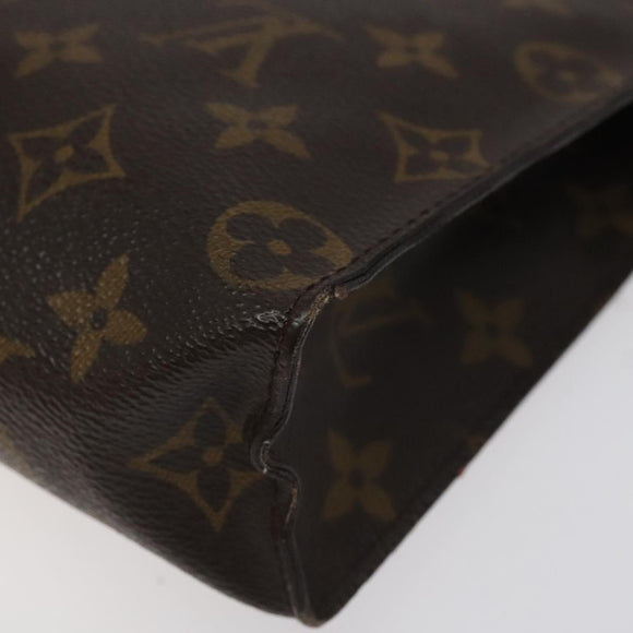 LOUIS VUITTON Monogram Poche Toilette 26 Pouch M47542 LV Auth BD1805