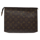 LOUIS VUITTON Monogram Poche Toilette 26 Pouch M47542 LV Auth BD1805-2