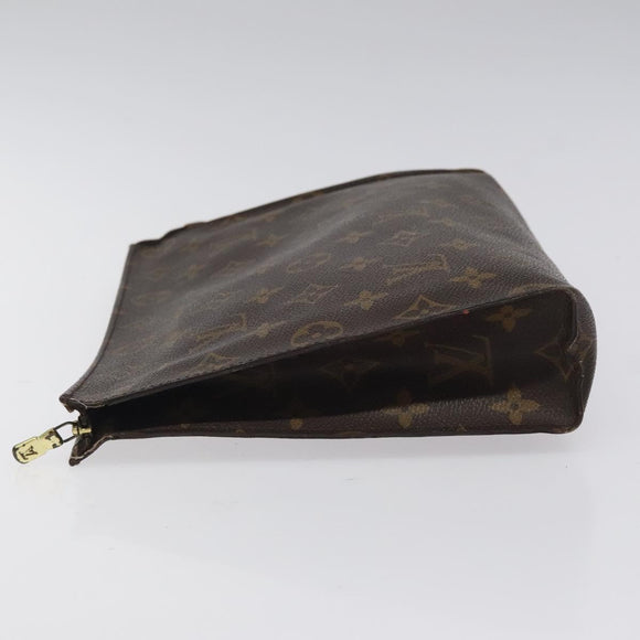 LOUIS VUITTON Monogram Poche Toilette 26 Pouch M47542 LV Auth BD1805