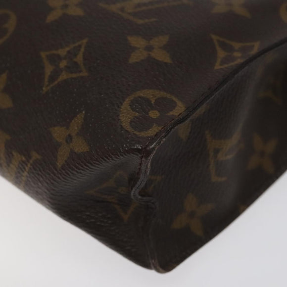 LOUIS VUITTON Monogram Poche Toilette 26 Pouch M47542 LV Auth BD1805