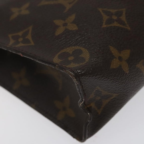 LOUIS VUITTON Monogram Poche Toilette 26 Pouch M47542 LV Auth BD1805