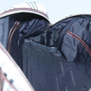 BURBERRY Nova Check Boston Bag Canvas Beige Auth BD1812-17