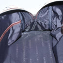 BURBERRY Nova Check Boston Bag Canvas Beige Auth BD1812-18