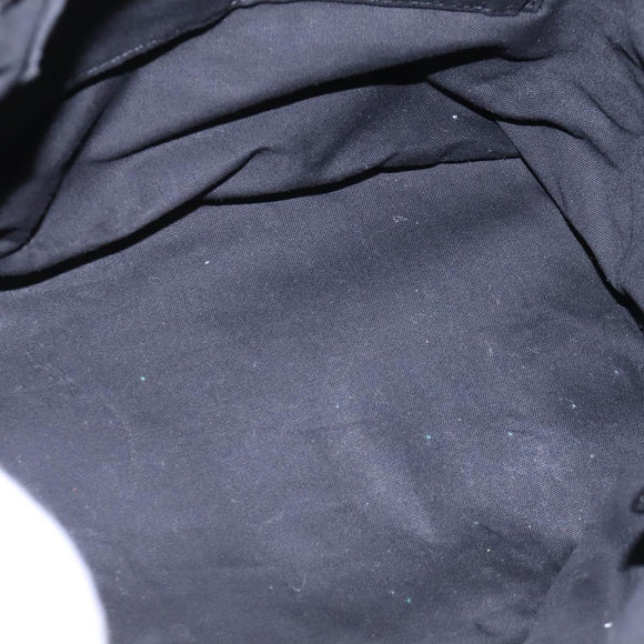 BURBERRY Nova Check Blue Label Tote Bag Wool White Gold Auth BD1813