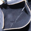 BURBERRY Nova Check Blue Label Tote Bag Wool White Gold Auth BD1813-21