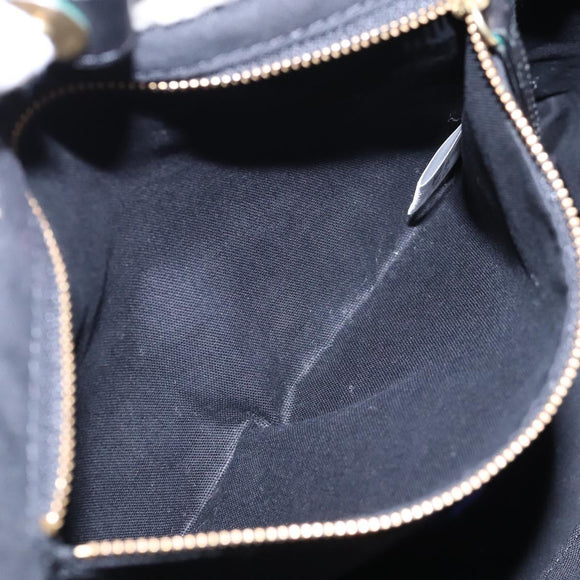 BURBERRY Nova Check Blue Label Tote Bag Wool White Gold Auth BD1813