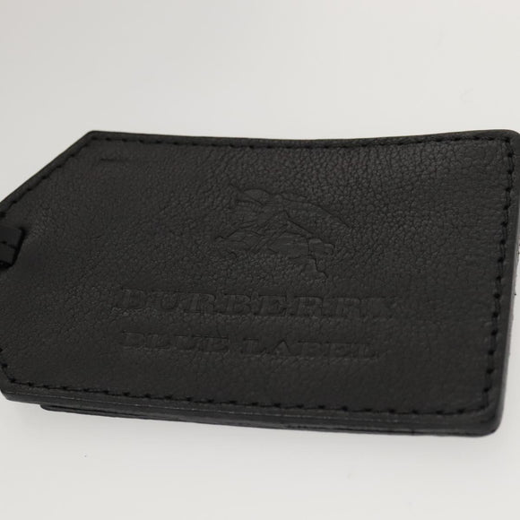 BURBERRY Nova Check Blue Label Tote Bag Wool White Gold Auth BD1813