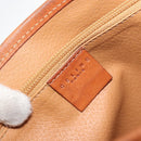 CELINE Macadam Canvas Tote Bag PVC Leather Brown Gold Auth BD1817-21