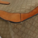 CELINE Macadam Canvas Tote Bag Beige Gold Auth BD1818-16