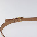 CELINE Macadam Canvas Shoulder Bag PVC Leather Brown Gold Auth BD184-8