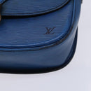 LOUIS VUITTON Epi Saint Cloud GM Shoulder Bag Toledo Blue M52195 LV Auth BD1841-14