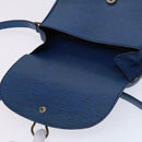 LOUIS VUITTON Epi Saint Cloud GM Shoulder Bag Toledo Blue M52195 LV Auth BD1841-19