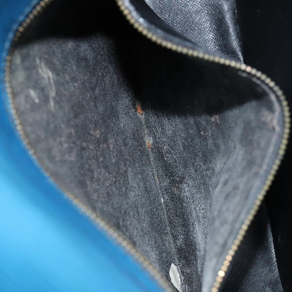 LOUIS VUITTON Epi Saint Cloud GM Shoulder Bag Toledo Blue M52195 LV Auth BD1841