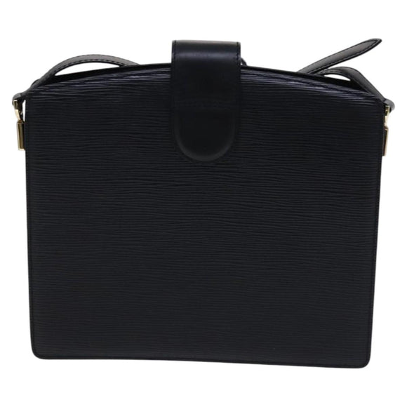 LOUIS VUITTON Epi Capuchin Shoulder Bag Black M52342 LV Auth BD1846