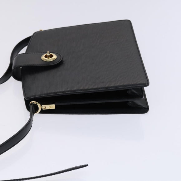 LOUIS VUITTON Epi Capuchin Shoulder Bag Black M52342 LV Auth BD1846