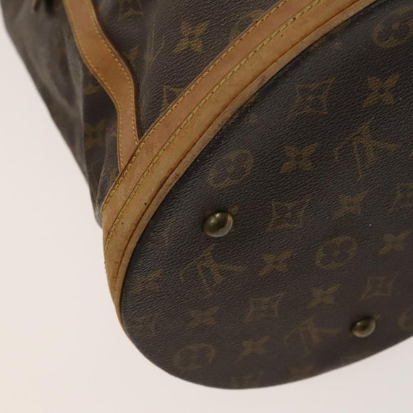 LOUIS VUITTON Monogram Bucket GM Shoulder Bag M42236 LV Auth BD185