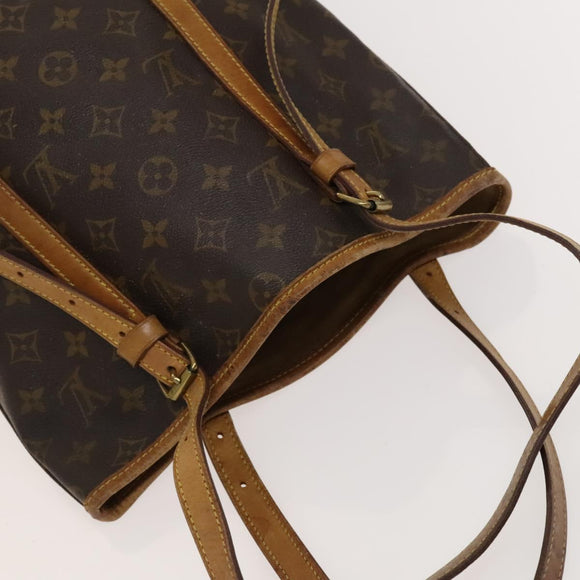 LOUIS VUITTON Monogram Bucket GM Shoulder Bag M42236 LV Auth BD185