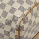 LOUIS VUITTON Damier Azur Keepall Bandouliere 55 Boston Bag N41429 Auth BD1851AV-24