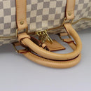 LOUIS VUITTON Damier Azur Keepall Bandouliere 55 Boston Bag N41429 Auth BD1851AV-7