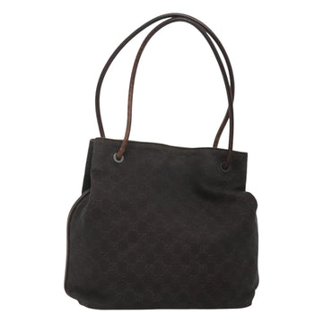 GUCCI GG Canvas Shoulder Bag Brown 101341 Auth BD1864