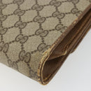 GUCCI GG Supreme Umhängetasche PVC Beige Gold Auth BD1873-15