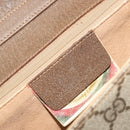 GUCCI GG Supreme Umhängetasche PVC Beige Gold Auth BD1873-19