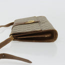 GUCCI GG Supreme Umhängetasche PVC Beige Gold Auth BD1873-4