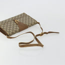 GUCCI GG Supreme Umhängetasche PVC Beige Gold Auth BD1873-7