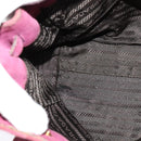 PRADA Hand Bag Suede Pink Auth BD1884-19