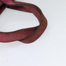 PRADA Hand Bag Suede Pink Auth BD1884-7