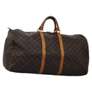 LOUIS VUITTON Monogram Keepall 60 Boston Bag M41422 LV Auth BD1893-1