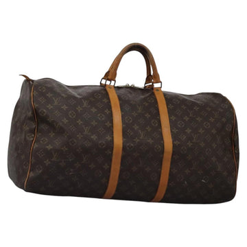 LOUIS VUITTON Monogram Keepall 60 Boston Bag M41422 LV Auth BD1893