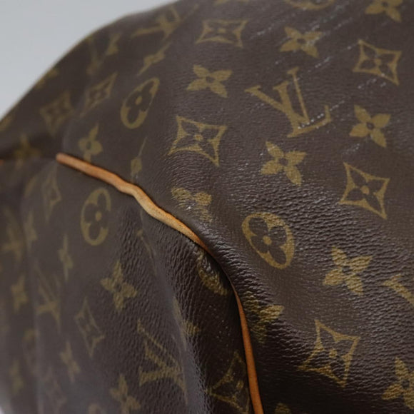 LOUIS VUITTON Monogram Keepall 60 Boston Bag M41422 LV Auth BD1893