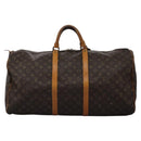LOUIS VUITTON Monogram Keepall 60 Boston Bag M41422 LV Auth BD1893-13