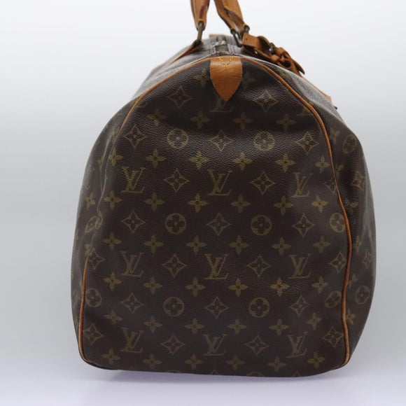 LOUIS VUITTON Monogram Keepall 60 Boston Bag M41422 LV Auth BD1893