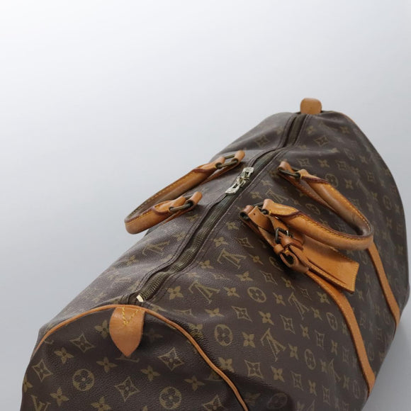 LOUIS VUITTON Monogram Keepall 60 Boston Bag M41422 LV Auth BD1893