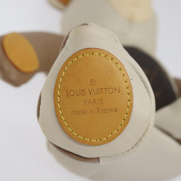 LOUIS VUITTON Monogram Teddy Bear Dudului GI0142 LV Auth BD1894