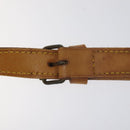 LOUIS VUITTON Adjustable Shoulder Strap Leather 35.8""-42.9"" Beige Auth BD1896-10