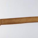 LOUIS VUITTON Adjustable Shoulder Strap Leather 35.8""-42.9"" Beige Auth BD1896-12