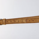 LOUIS VUITTON Adjustable Shoulder Strap Leather 35.8""-42.9"" Beige Auth BD1896-9