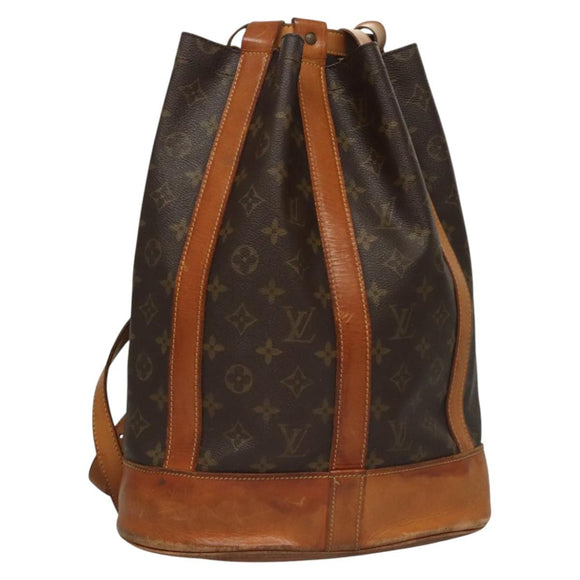 LOUIS VUITTON Monogram Randonnee PM Shoulder Bag M42243 LV Auth BD1903