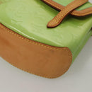 LOUIS VUITTON Vernis Biscayne Bay PM Shoulder Bag Peppermint M91289 Auth BD1918-14