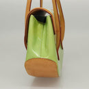 LOUIS VUITTON Vernis Biscayne Bay PM Shoulder Bag Peppermint M91289 Auth BD1918-3