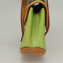 LOUIS VUITTON Vernis Biscayne Bay PM Shoulder Bag Peppermint M91289 Auth BD1918-4